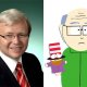 Kev or Mr Garrison? Is Julia Gillard Kev's version of Mr Hat?